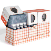 Clear Cutlery Gingham Caddy Combo | 4 Pack