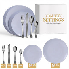 840 Piece Chambray Combo Set | Serves 120 Guests