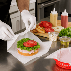 Dixie Dry Wax Sandwich Wrap and Liner 12 In. x 12 In. | 1000 Sheets