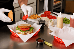 Dixie Dry Wax Sandwich Wrap and Liner 12 In. x 12 In. | 1000 Sheets