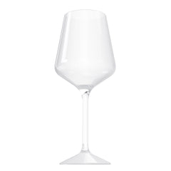 16 Oz. Clear Stemmed Plastic Wine Glasses | 12 Count