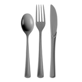 Silver Cutlery Combo Set - 50 Forks 50 Spoons And 50 Knives