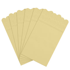 3 Ply Buttercup Yellow Scalloped Dinner Napkins | 800 Count