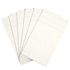 3 Ply Ivory Scalloped Dinner Napkins | 800 Count