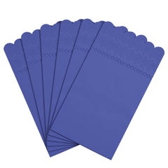3 Ply Periwinkle Scalloped Dinner Napkins | 100 Count