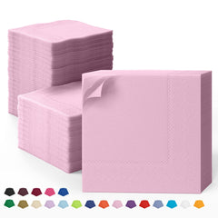 Pink Dinner Napkins | 100 Count