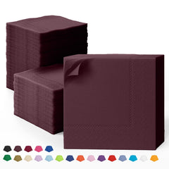 Brown Dinner Napkins | 100 Count