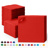 Red Dinner Napkins | 3600 Count