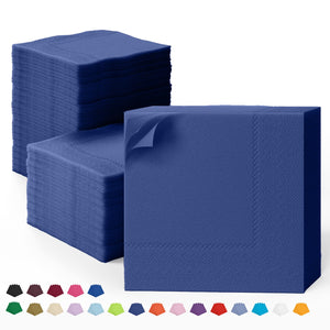 Navy Dinner Napkins | 100 Count