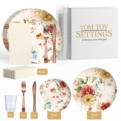 Service for 48 | Shabbos in Soft Botanicals