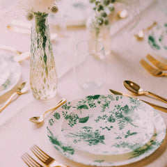 12 Oz. Stemless Wine Tumblers 6 Count | Green Tint