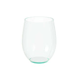 12 Oz. Stemless Wine Tumblers 6 Count | Green Tint