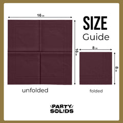 Brown Dinner Napkins | 100 Count