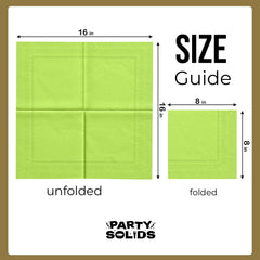 Lime Green Dinner Napkins | 100 Count