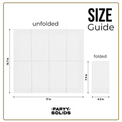 White Guest Towel Napkins | 80 Count