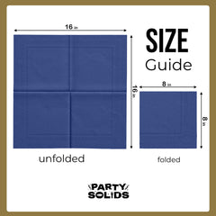 Navy Dinner Napkins | 100 Count