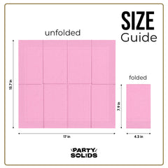 Pink Guest Towel Napkins | 80 Count