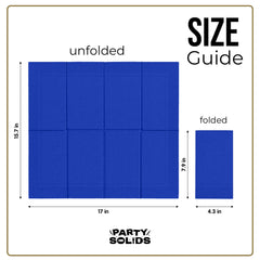 Dark Blue Guest Towel Napkins | 80 Count