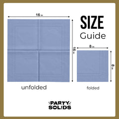 Silver Dinner Napkins | 100 Count