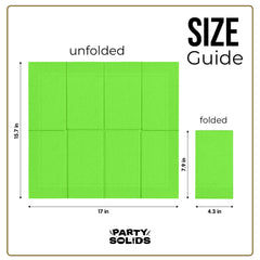 Lime Green Guest Towel Napkins | 80 Count
