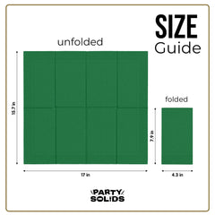 Emerald Green Guest Towel Napkins | 80 Count