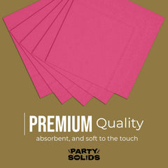 Cerise Dinner Napkins | 100 Count