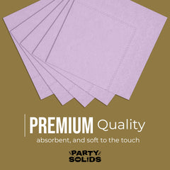 Lavender Dinner Napkins | 100 Count