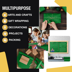 17.75 In. x 110 Ft. Emerald Green Kraft Paper Roll