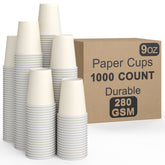 9 Oz. Ivory Paper Cups | 1000 Count
