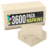 Ivory Luncheon Napkins | 3600 Pack