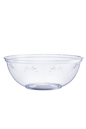 96 Oz. Clear Round Salad Bowl | 8 Count