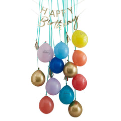Bright Pastel Foil Balloon Happy Birthday Door Kit - Case of 30