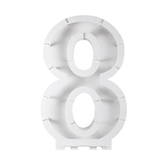 Number 8 Balloon Display Frame Kit - Case of 4