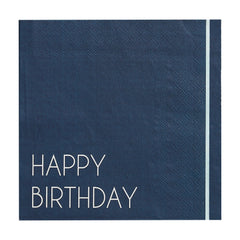 Blue Happy Birthday Lunch Napkins, 16-ct - Pack of 5