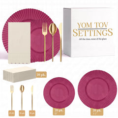 Service for 20 | Mulberry Gold