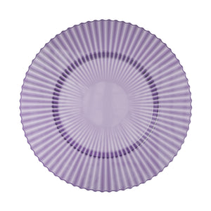 11 In. Amethyst Gemstone Plastic Plates | 40 Count
