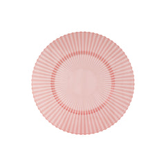 9 In. Rose Quartz Gemstone Plastic Plates | 40 Count