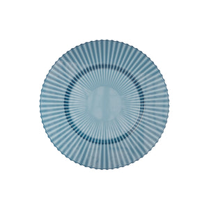 9 In. Sapphire Gemstone Plastic Plates | 40 Count