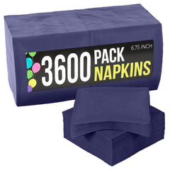 Navy Luncheon Napkins | 3600 Pack