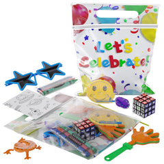 Party Favor Goody Bag With 8 Toys | 5 Count