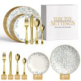 140 Piece Roses Combo Set | Serves 20 Guests