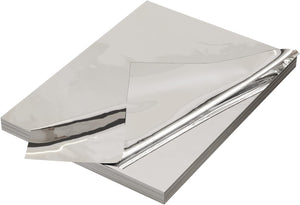 20 In. x 30 In. Silver Wrapping Sheets | 100 Count