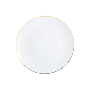 6 In. Classic Gold Design Plastic Plates | 40 Count