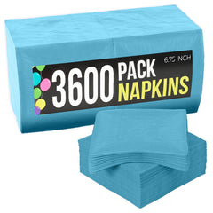 Turquoise Luncheon Napkins | 3600 Pack