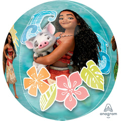 Moana Foil Orbz Balloon - Perfect for Kids' Birthdays - Pack of 5
