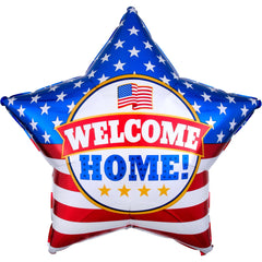 Welcome Home Star Foil Balloon - Pack of 5