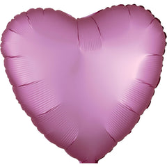 Flamingo Heart Pink Foil Balloon - 18-inch - Pack of 10