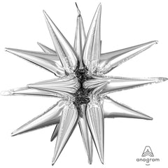 Silver Magic Star Foil Balloon - 18 Inch - Pack of 5