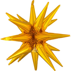 Gold Magic Star Metallic Balloon - Case of 50