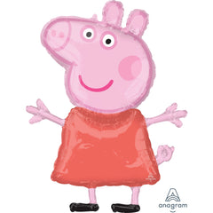 Peppa Pig Super Shape Foil Balloon - Pack of 5
